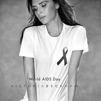 T-shirt Victoria Beckham untuk Korban AIDS