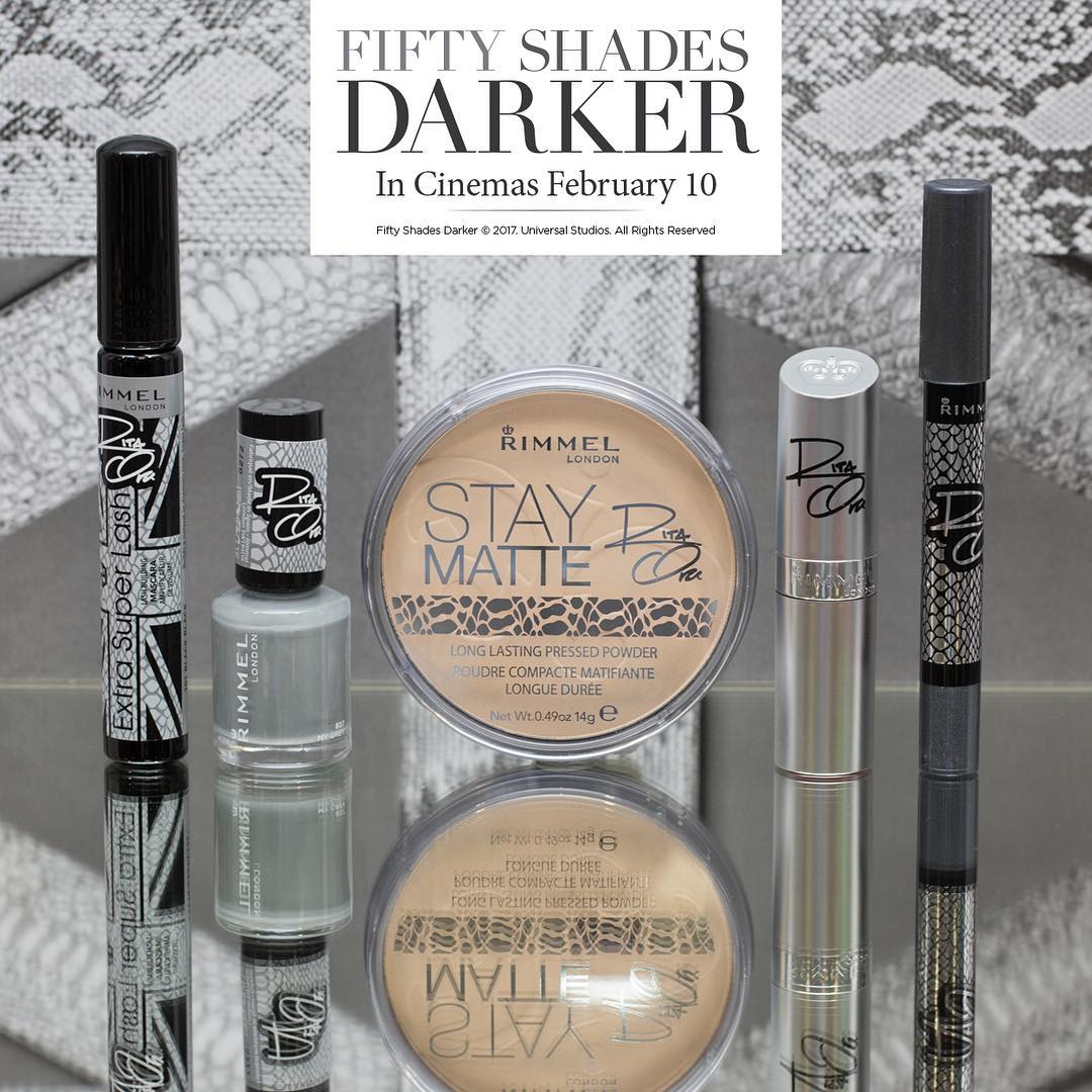 Rimmel London Luncurkan Kosmetik Fifty Shades Darker