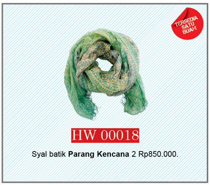 Syal Batik Parang Kencana 2