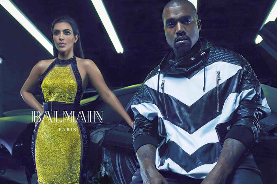 Kim Kardashian dan Kanye West Wajah Baru untuk Balmain