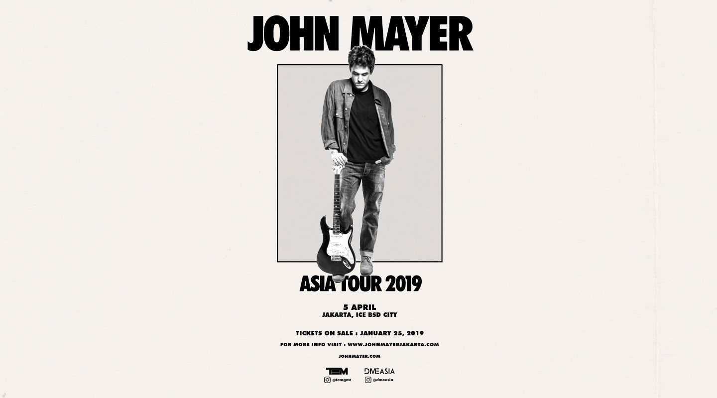7 Hal Seputar Konser Pertama John Mayer di Jakarta