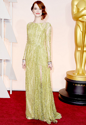 We Love: Emma Stone Academy Awards 2015 Red Carpet