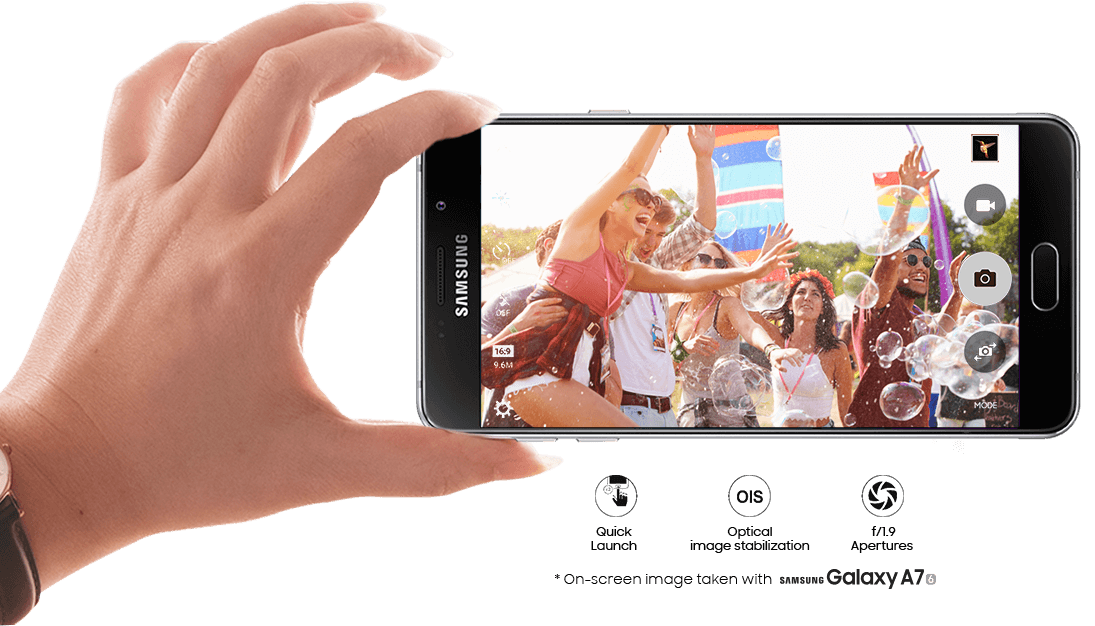 Smartphone Tahan Air Millenials Samsung Galaxy A