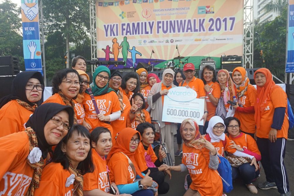 Kontribusi Wardah untuk Yayasan Kanker Indonesia