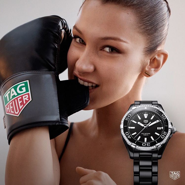 Bella Hadid Menjadi Ambassador Tag Heuer