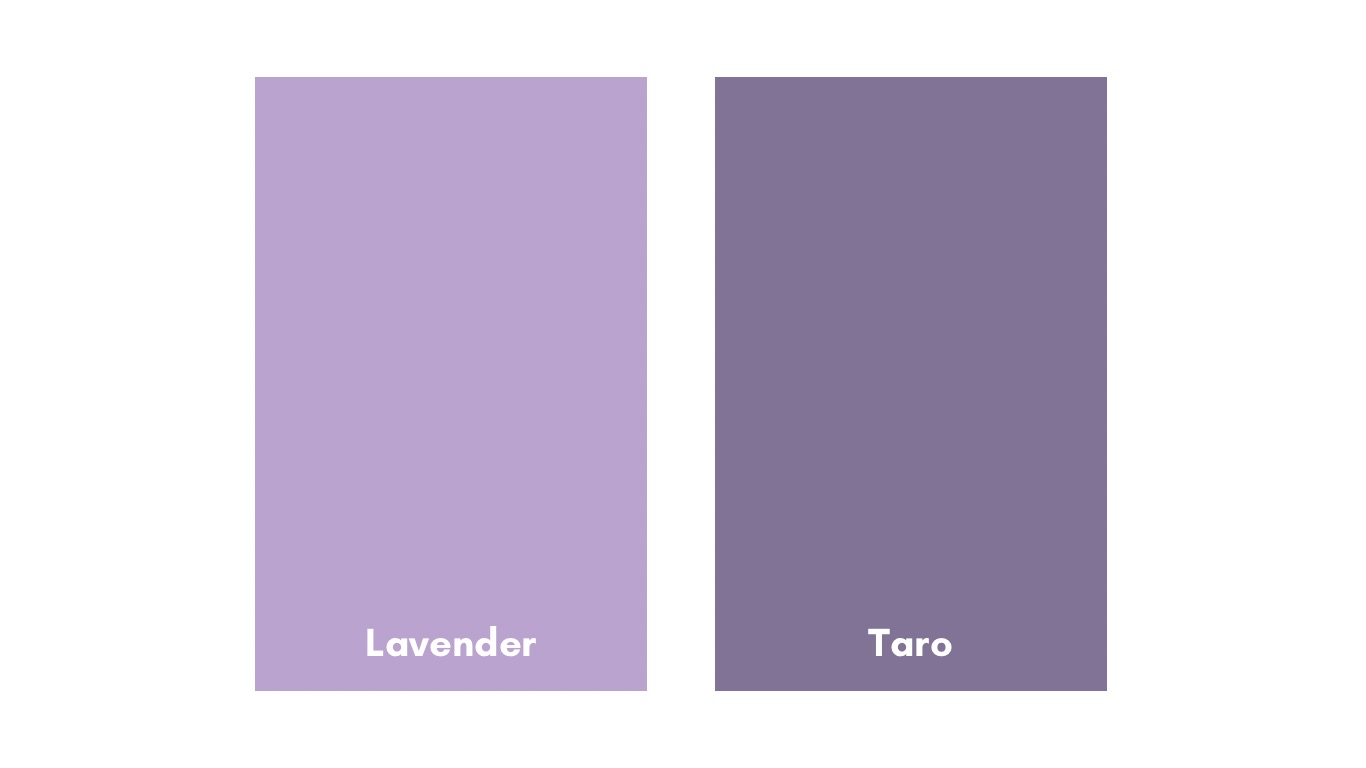 Lihat Perbedaan Warna Taro dan Lavender, Jangan Tertukar!