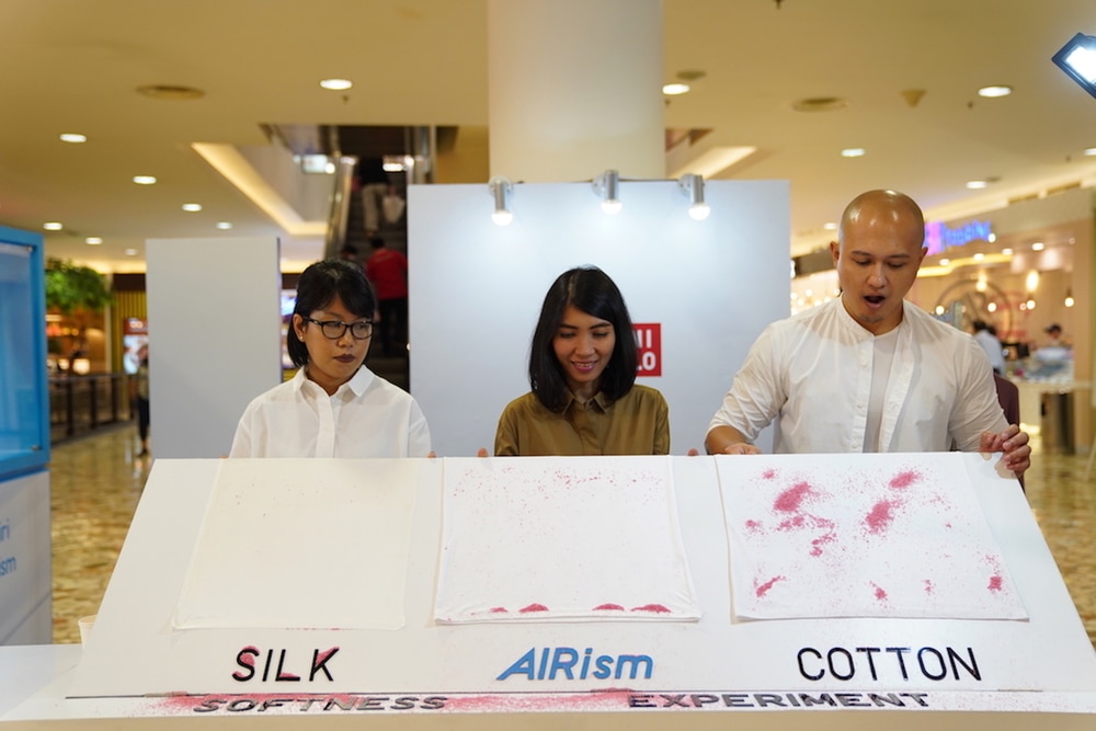 AIRism Experiment, Booth Pertama Uniqlo untuk Uji Coba