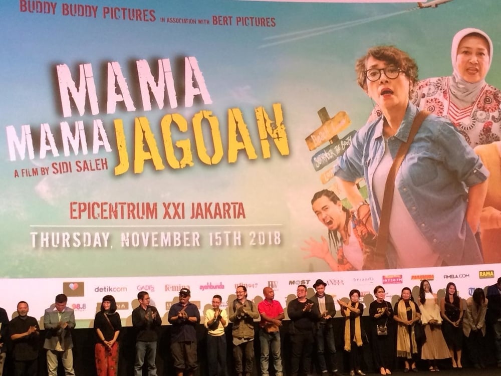 Aksi Tiga Aktris Kawakan di Film 'Mama Mama Jagoan'