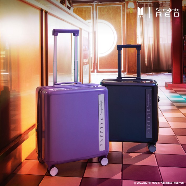 Intip Kolaborasi Samsonite RED X BTS, Padukan Merah dan Ungu