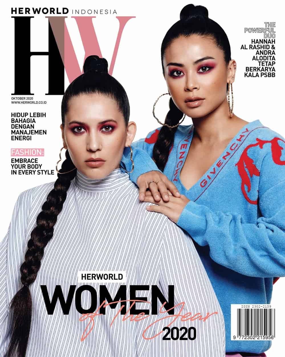 Hannah Al Rashid & Andra Alodita Cover Oktober 2020