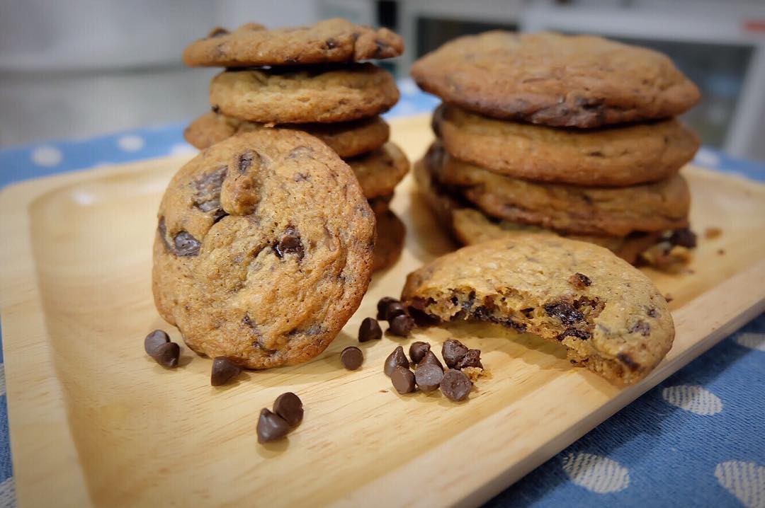 Cara Membuat Biskuit Chocolate Chip Salted Caramel 