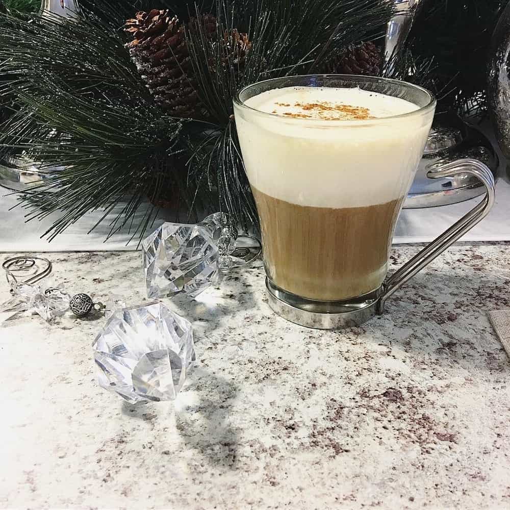 Cara Membuat Eggnog Latte