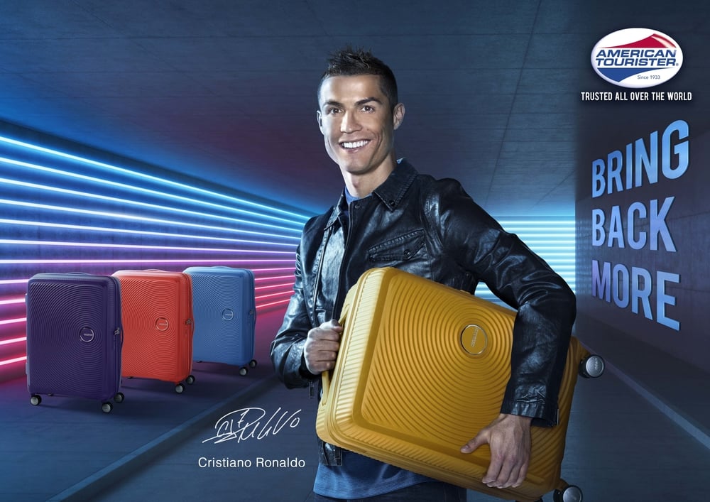 Cristiano Ronaldo Resmi Jadi Duta American Tourister