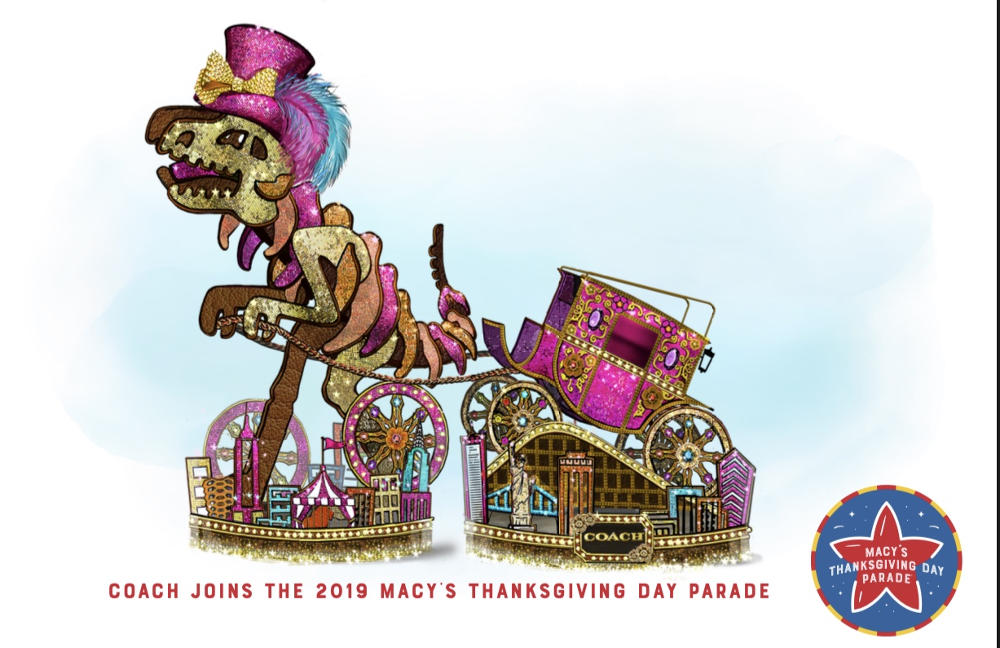 Debut Coach di Parade Hari Thanksgiving Macy's