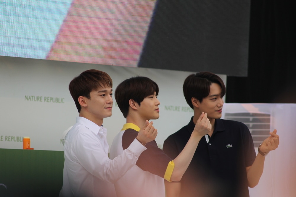 FOTO: Momen Kala Chen, Suho, Kai EXO di Jakarta