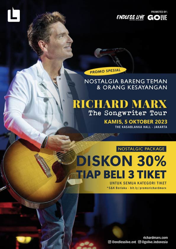 Richard Marx The Songwriter Tour Live In Jakarta