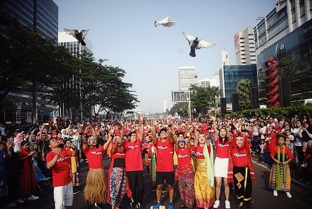 Gegap Gempita Perayaan 'Tunjukkan IndonesiaMu!'