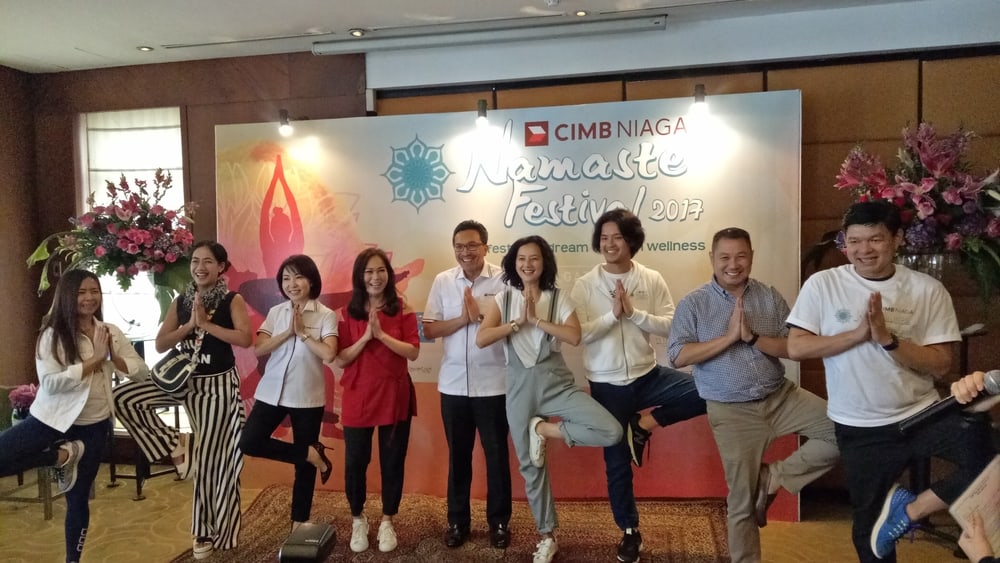 Hadiri Festival Yoga Terbesar di Jakarta