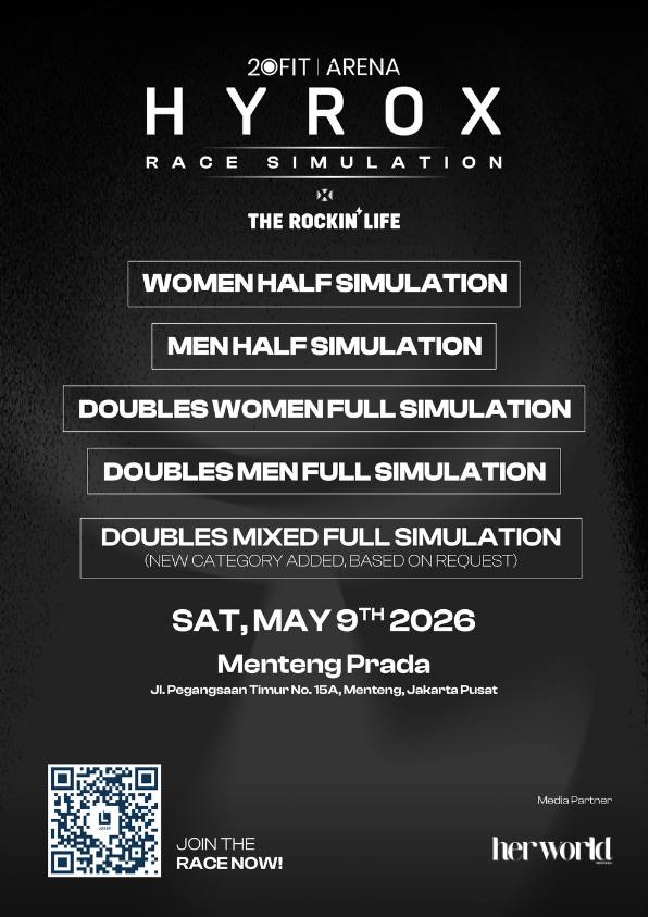 Event : 20Fit Arena Hyrox Race Simulation x The Rockin’ Life