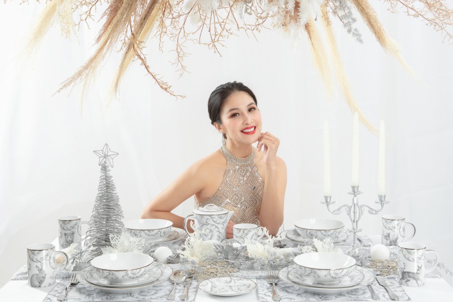 ZEN Tableware, Pilihan Sandra Dewi Untuk Rayakan Momen Natal