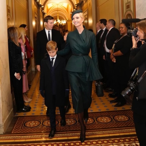 Intip Penampilan Ivanka Saat Pelantikan Donald Trump 2025