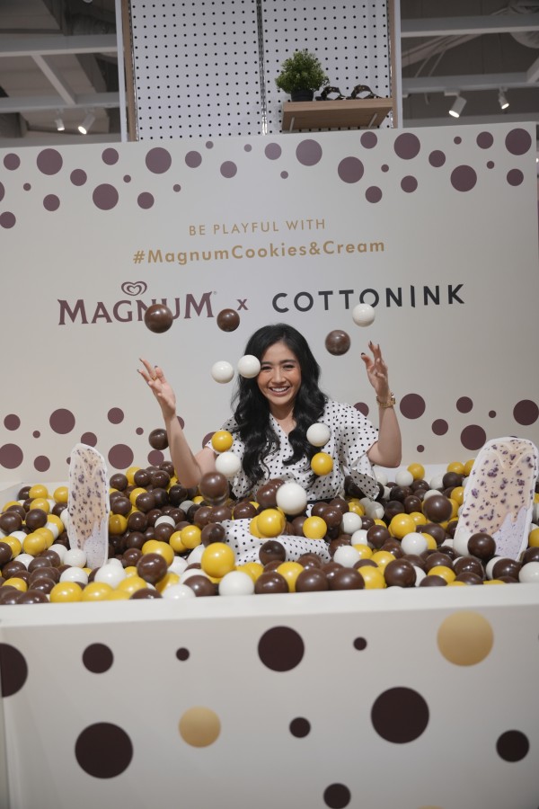 Kolaborasi COTTONINK X MAGNUM dari Ice Cream Cookies & Cream