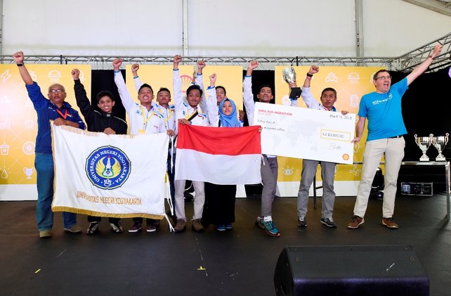 Indonesia Taklukan Shell Eco-marathon Asia 2018