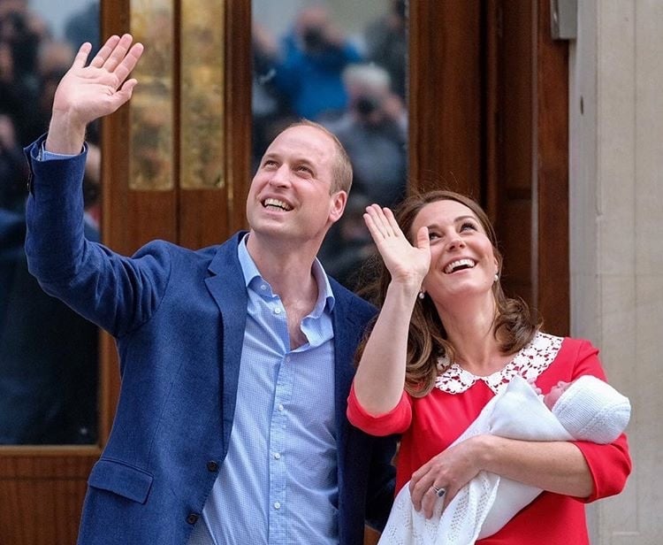 Ini Nama Bayi Ketiga Kate Middleton dan Prince William