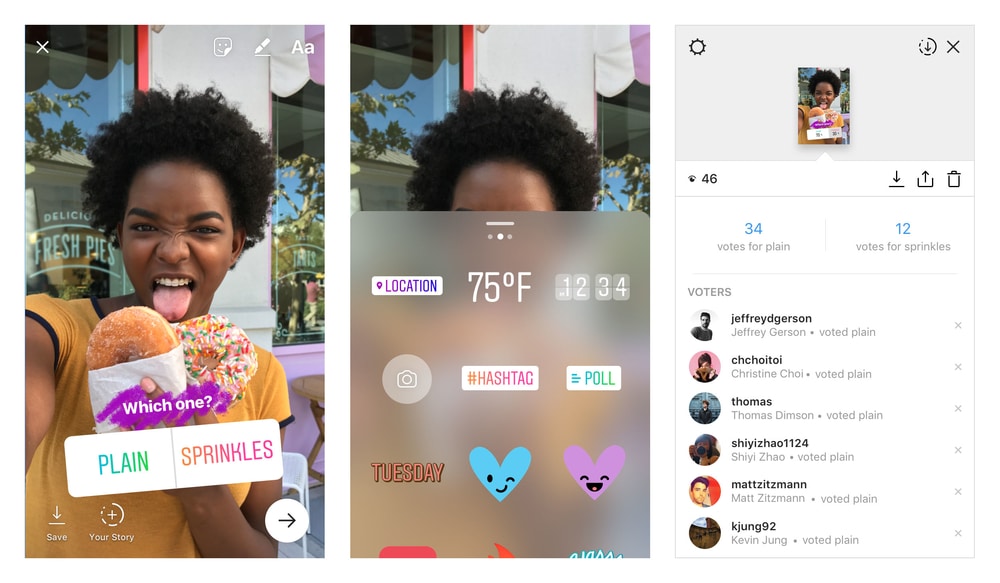  Instagram  Hadirkan Fitur  Stiker  Polling untuk Stories 