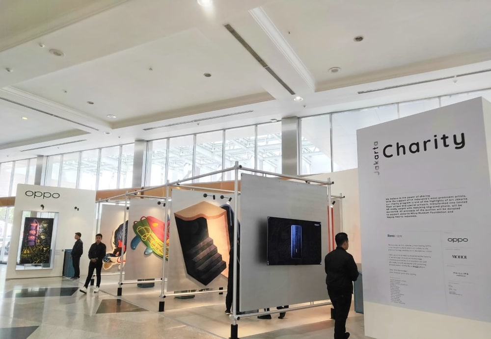 Kolaborasi Oppo dan 14 Seniman di Art Jakarta 2019