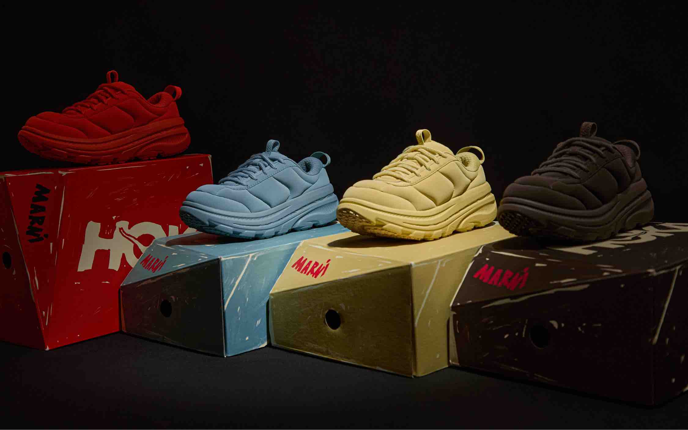 Sneakers Kolaborasi Hoka X Marni Hadir di Indonesia