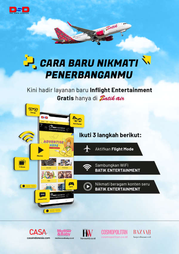 InFlight Entertainment - Cara Baru Menikmati Penerbanganmu