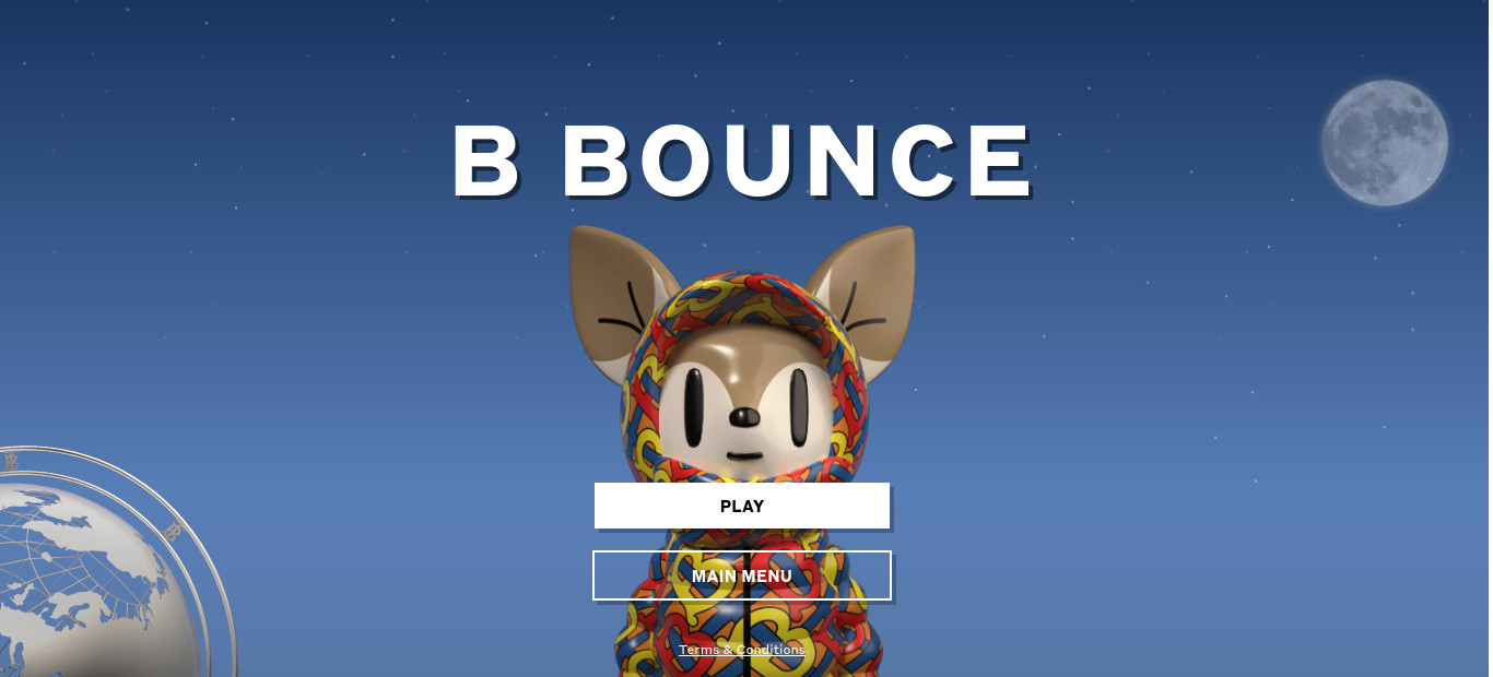 Melompat ke Bulan di Permainan Burberry 'B Bounce'