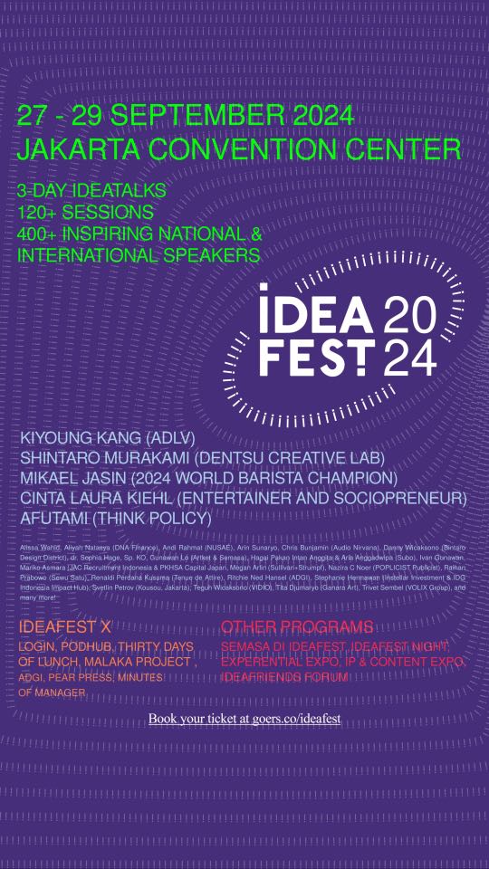 IdeaFest 2024: “i” Buka Perspektif, Ciptakan Ide Inovatif!