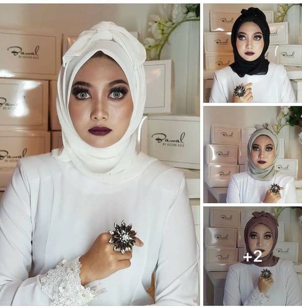 Sambut Idul Fitri, Desainer Ini Bikin Gaya Hijab Pocong