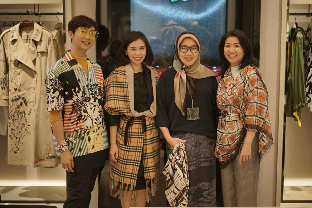 Scarf Styling Workshop Bersama Burberry