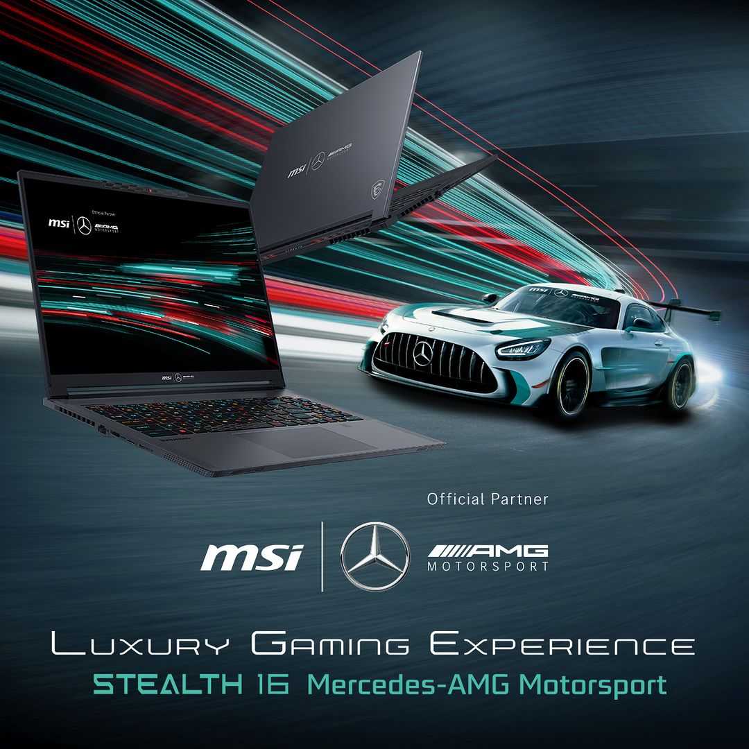MSI dan Mercedes-AMG Hadirkan Stealth 16 Edisi Khusus 