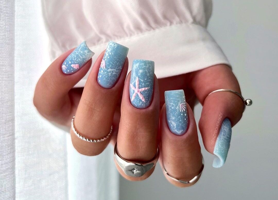 Musim Panas Telah Tiba! Ini 7 Inspirasi Nail Art Tema Laut 