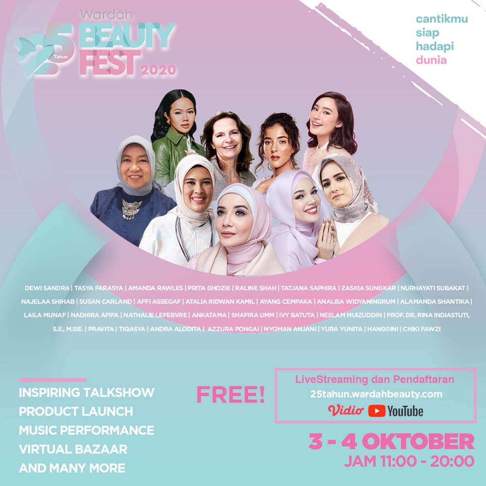 'Wardah Beauty Fest' Ajak Perempuan Tetap Semangat Berkarya