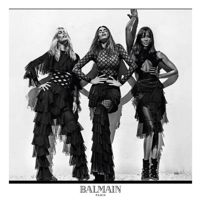 Kembalinya Supermodel di Kampanye Iklan Terbaru Balmain