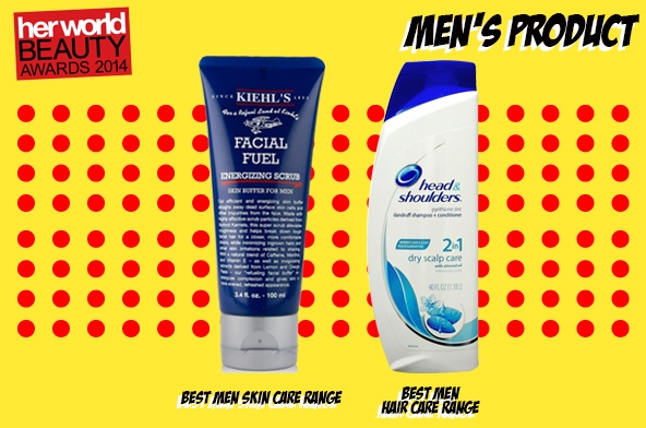 Men's Products Category Winners her world Beauty Awards 2014