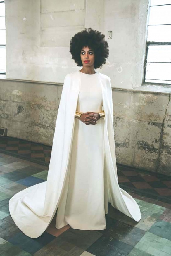 Detil Gaun Pernikahan Solange Knowles