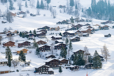 Suasana Natal di Interlaken, Swiss