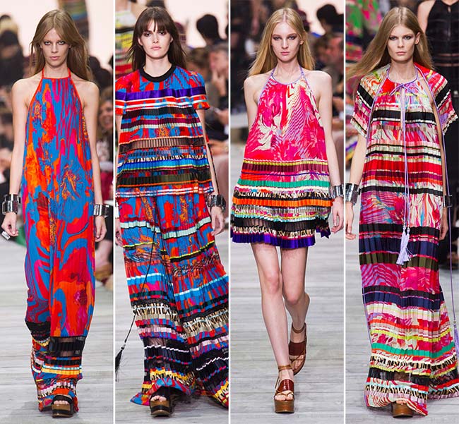 Permainan Warna Cerah Koleksi Roberto Cavalli Spring Summer 2015