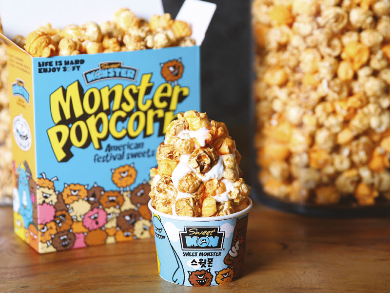 Es Krim Popcorn Sweet Monster Kini Hadir di Jakarta