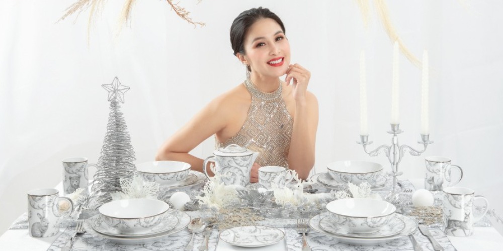 ZEN Tableware, Pilihan Sandra Dewi Untuk Rayakan Momen Natal