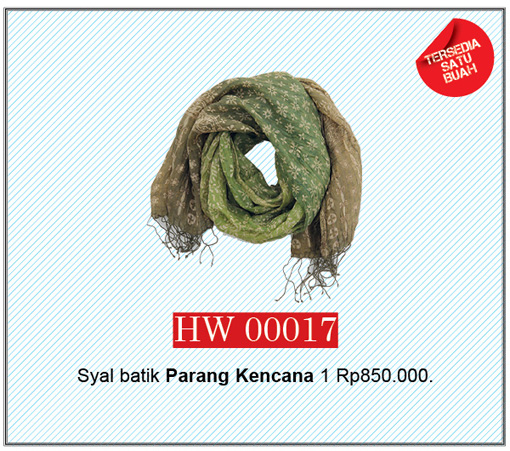 Syal Batik Parang Kencana 1