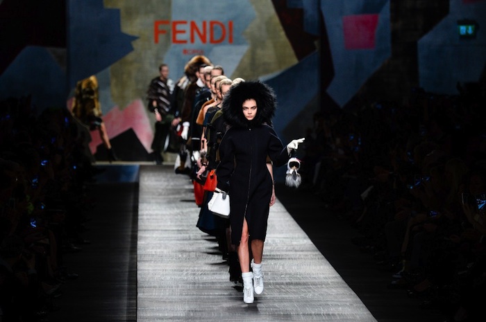 Warna Hitam Dominasi Koleksi Fendi Fall/Winter 2014