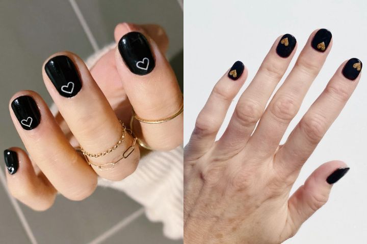 7 Desain Nail Art Hitam yang Simple dan Menawan!