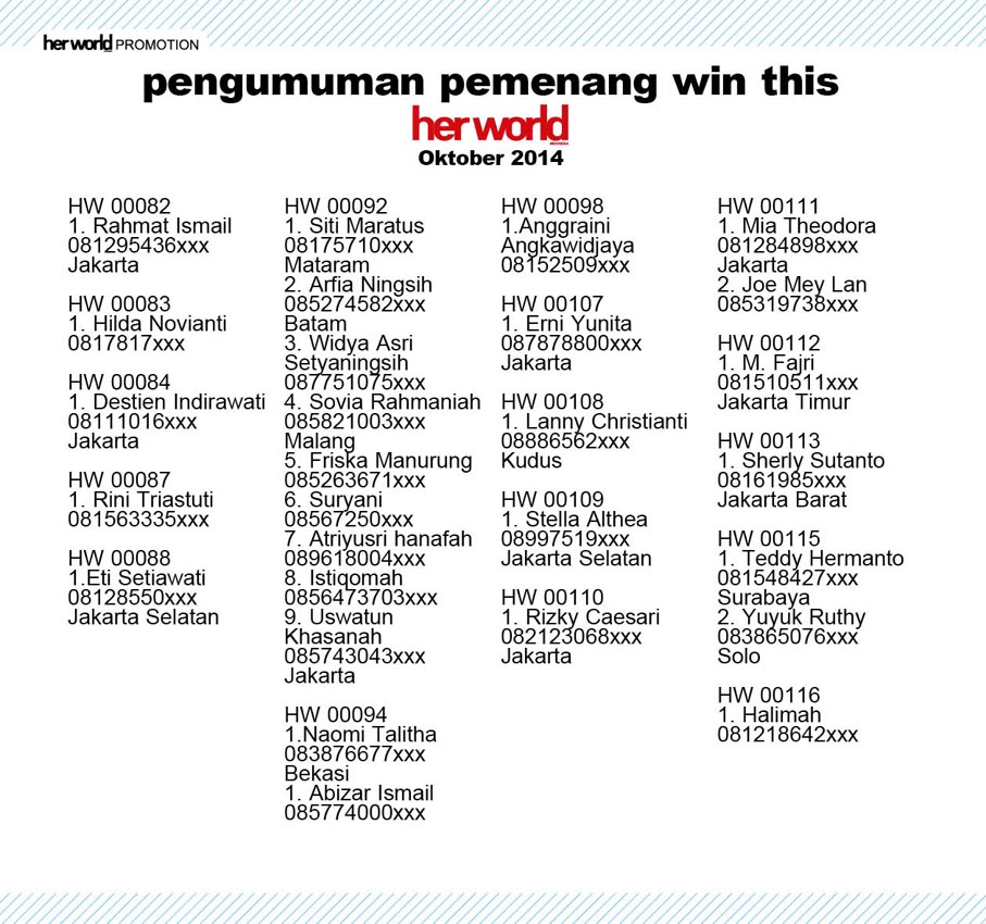 Pengumuman Pemenang Win This 2014 Part 4